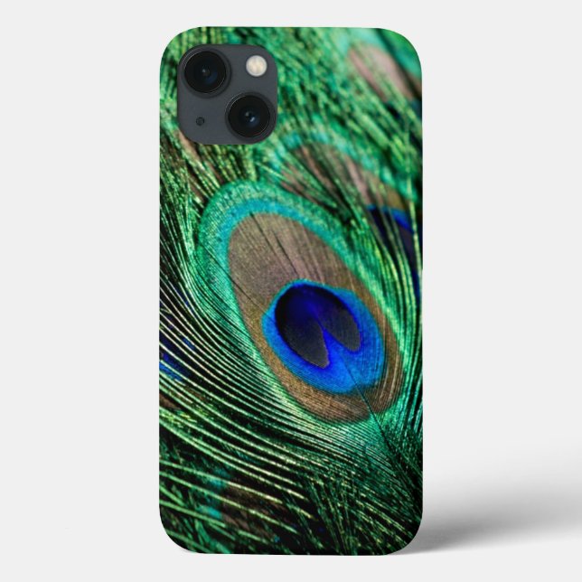 Peacock Feather Lucky Case-Mate iPhone Case (Back)