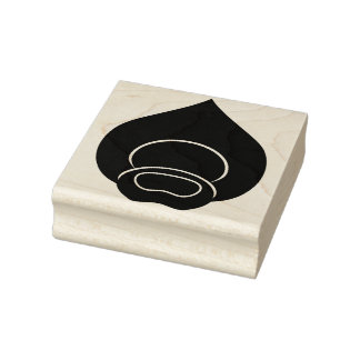 Peacock Feather Motif Stamp