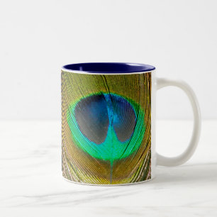 Peacock Feather Mug