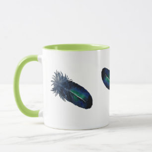 Peacock Feather Mug