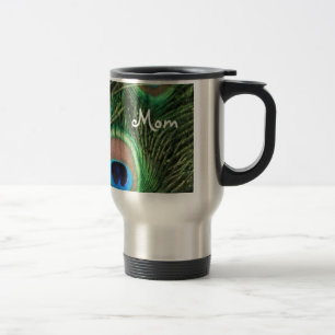Peacock Feather Mug For Mum