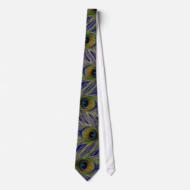 Peacock Feather Necktie (Front)