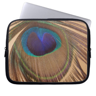 Peacock Feather Neoprene Laptop Sleeve 10 inch