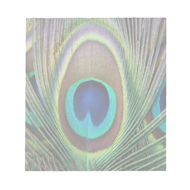 Peacock feather notepad (Front)