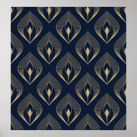 Peacock feather ombre pattern ditzy floral motif. 