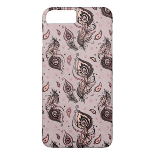 Peacock feather pattern Case-Mate iPhone case