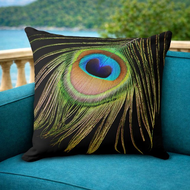Peacock Feather Pillow (Creator Uploaded)