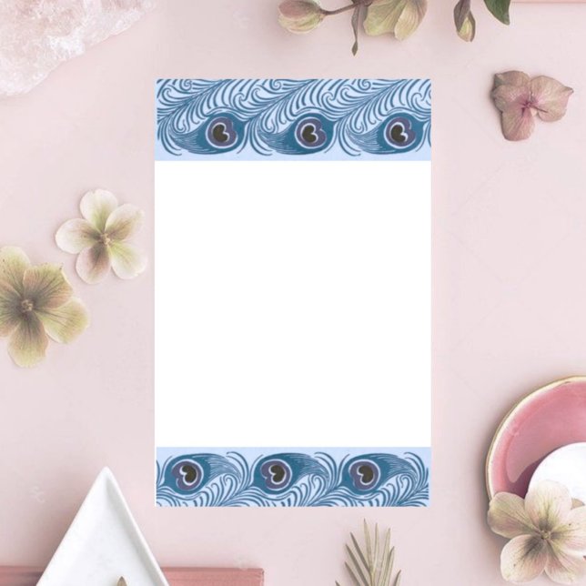 Peacock feather stationery (Creator Uploaded)
