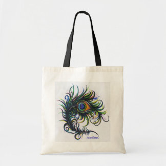 Peacock Feather Tote Bag