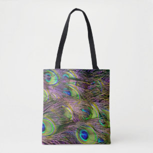 Peacock Feather  Tote Bag