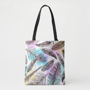 Peacock Feather Tote Bag