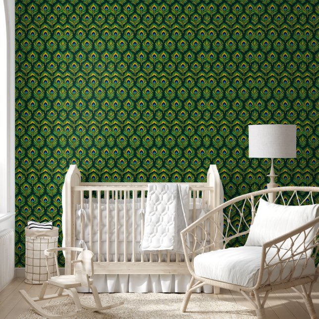 Peacock Feather Wallpaper (Kids)