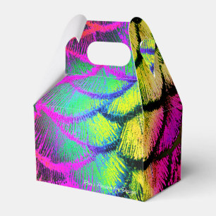 Peacock Feathers 1 Favour Box
