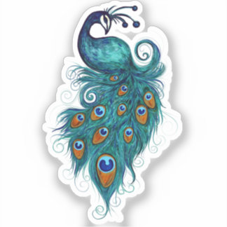 Peacock Feathers Art                              