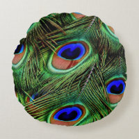 Peacock Feathers Close Up Photography Blue Green