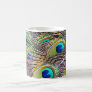 Peacock Feathers Coffee Mug