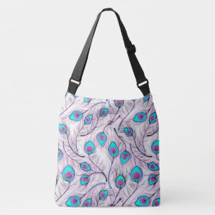 Peacock Feathers Crossbody Bag