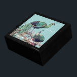 Peacock Feathers Damask Wedding Anniversary Gift Box<br><div class="desc">Wedding Black Lacquer Keepsake Custom Designer Personalised Jewellery Box or Memory Box Elegant Unique Wedding Anniversary  Christmas Gifts or Valentines Day Gifts</div>