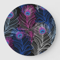 Peacock Feathers Dark: Gorgeous Vintage Design