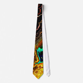Peacock Feathers Fractal 1 Tie