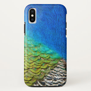 Peacock Feathers IV Colourful Abstract Nature Case-Mate iPhone Case