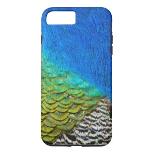 Peacock Feathers IV Colourful Abstract Nature Case-Mate iPhone Case