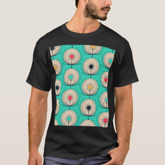 Peacock Feathers: Ivory Blue Fantasy. T-Shirt
