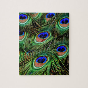Peacock Feathers Jigsaw Puzzle