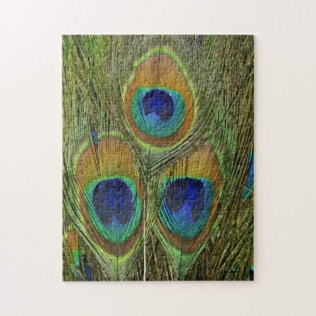 Peacock Feathers Jigsaw Puzzle (Vertical)