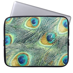 PEACOCK FEATHERS Laptop Sleeve