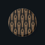 Peacock Feathers, Luxury Oriental Pattern. Magnet<br><div class="desc">Peacock feathers luxury pattern seamless. Oriental gold black royal background Vintage. Indian design for gift wrapping paper, beauty spa, yoga wallpaper, wedding party, birthday package, decor. Peacock Extravaganza: Opulence in Gold and Black. Glamourous Peacock - Regal Indian Royalty Unleashed! background, christmas, pattern, illustration, flower, texture, decor, wedding, paper, vintage, gold,...</div>