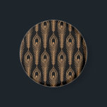 Peacock Feathers, Luxury Oriental Pattern. Magnet<br><div class="desc">Peacock feathers luxury pattern seamless. Oriental gold black royal background Vintage. Indian design for gift wrapping paper, beauty spa, yoga wallpaper, wedding party, birthday package, decor. Peacock Extravaganza: Opulence in Gold and Black. Glamourous Peacock - Regal Indian Royalty Unleashed! background, christmas, pattern, illustration, flower, texture, decor, wedding, paper, vintage, gold,...</div>