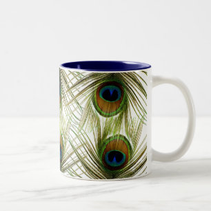 Peacock Feathers Mug