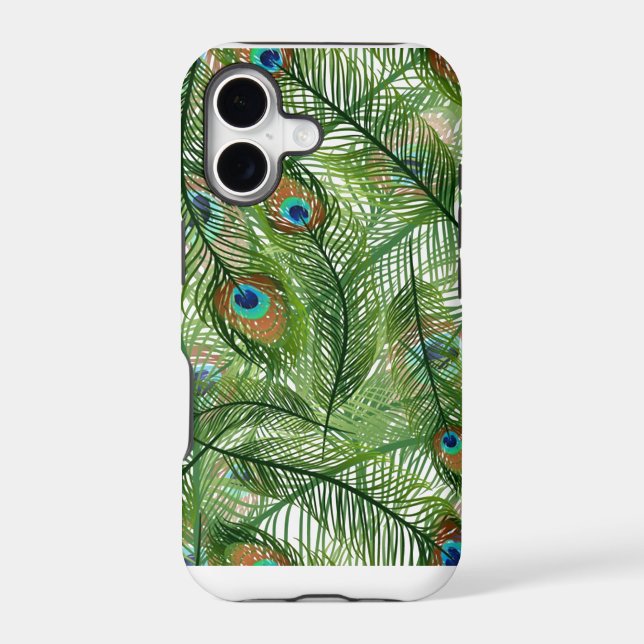 Peacock feathers pattern (Back)