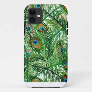 Peacock feathers pattern Case-Mate iPhone case