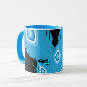 Peacock Feathers Peacock Birds Fashion Mug
