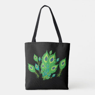 Peacock Feathers Peacock Birds Fashion Tote Bag