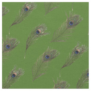 Peacock Feathers Pretty Fabric