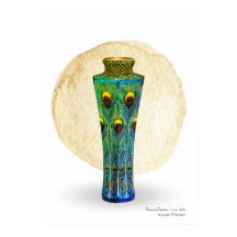 Peacock Feathers Print, Value Poster Paper (Matte)