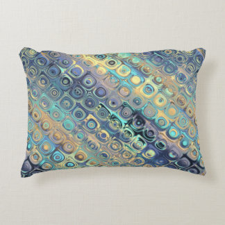 Peacock Feathers Retro Abstract Decorative Cushion