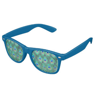 Peacock Feathers Retro Sunglasses