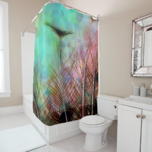 Peacock Feathers Shower Curtain