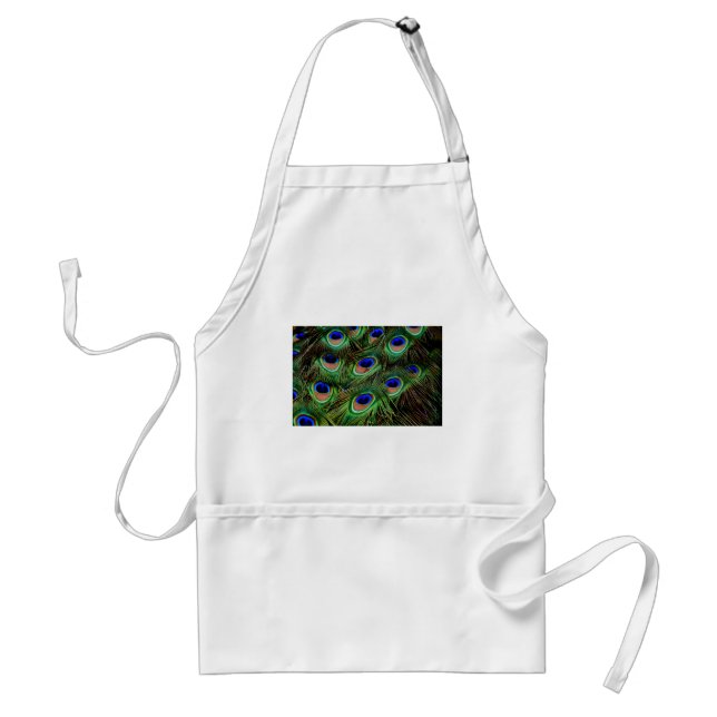Peacock Feathers Standard Apron (Front)