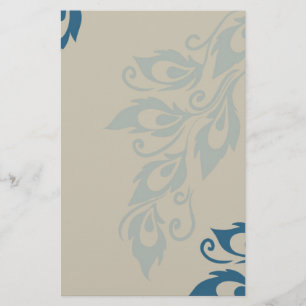 Peacock Feathers Stationery