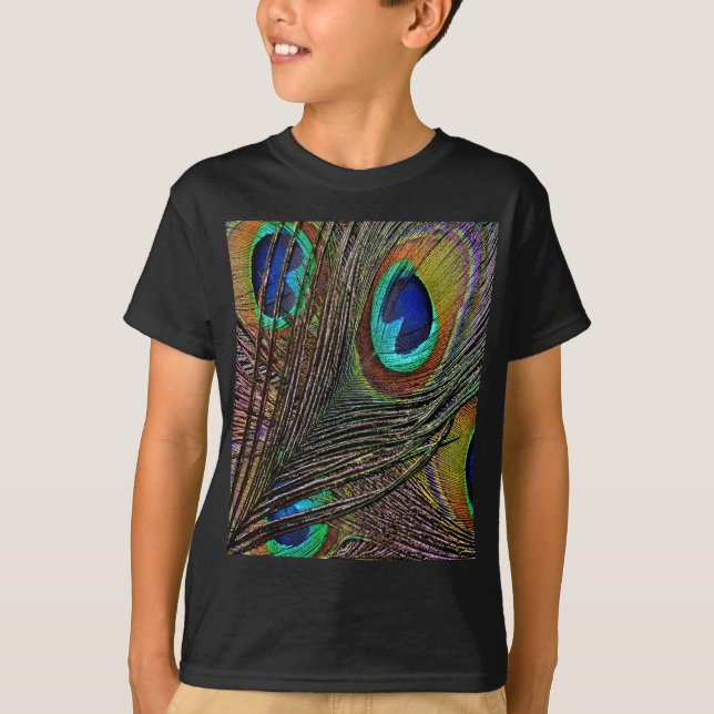 Peacock Feathers T-Shirt (Front)