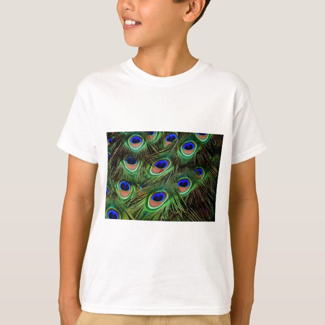 Peacock Feathers T-Shirt (Front)