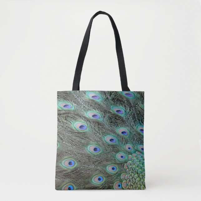 Peacock feathers Tote Bag (Front)