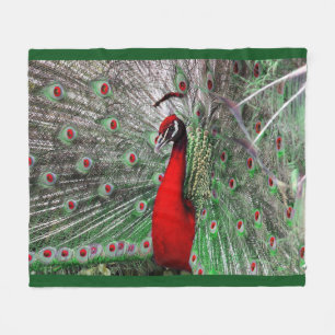 Peacock Fleece Blanket