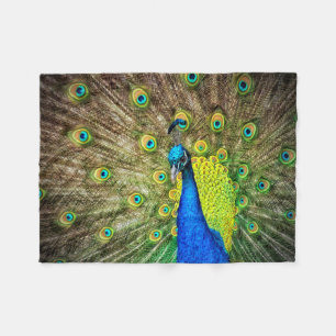 Peacock Fleece Blanket