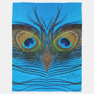 Peacock Fleece Blanket